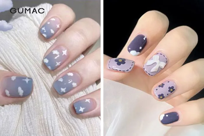Những mẫu nail tím ĐẸP và sành điệu giúp bạn gái thêm nổi bật