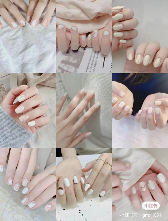 101+ mẫu nail trắng cực xinh - sang - tôn da cho nàng tự tin tỏa sáng