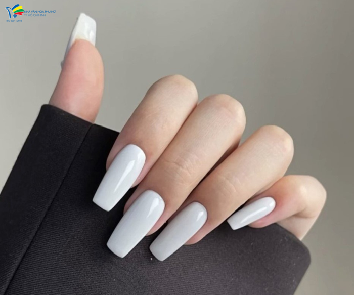 Sơn Móng Tay Màu Trắng - Top Mẫu Nail Màu Trắng Đẹp! - Nhà Văn Hoá Phụ Nữ  thành phố Hồ Chí Minh