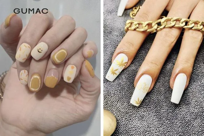 Các mẫu nail vàng RỰC RỠ và nổi bật cho nàng trong mùa hè này