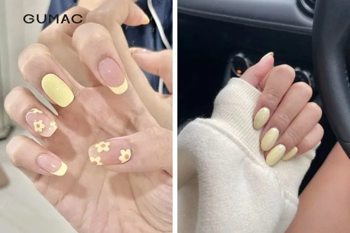 Các mẫu nail vàng RỰC RỠ và nổi bật cho nàng trong mùa hè này