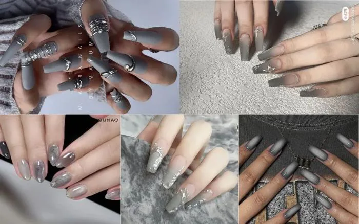 Top 99+ Mẫu Nail Xám Sang Chảnh, Thời Thượng Hot Trend Hiện Nay