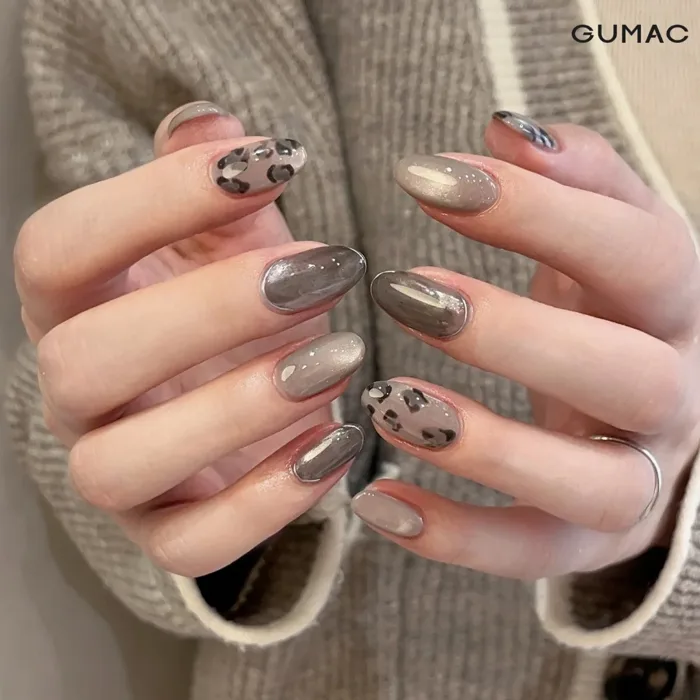 Top những mẫu nail màu xám SANG TRỌNG dẫn đầu xu hướng hiện đại