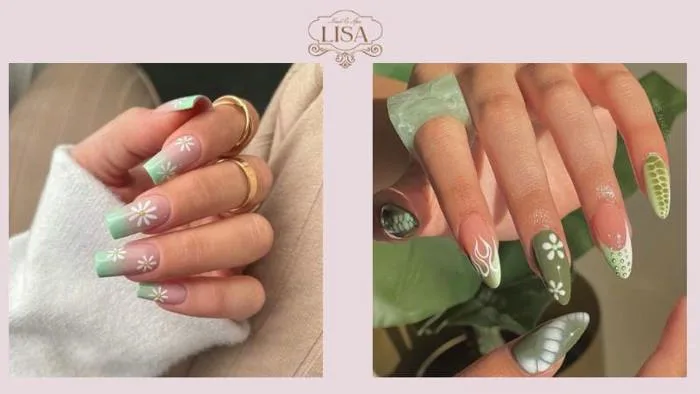 99+ Mẫu nail màu xanh bơ đẹp trẻ trung cho các nàng cực xinh