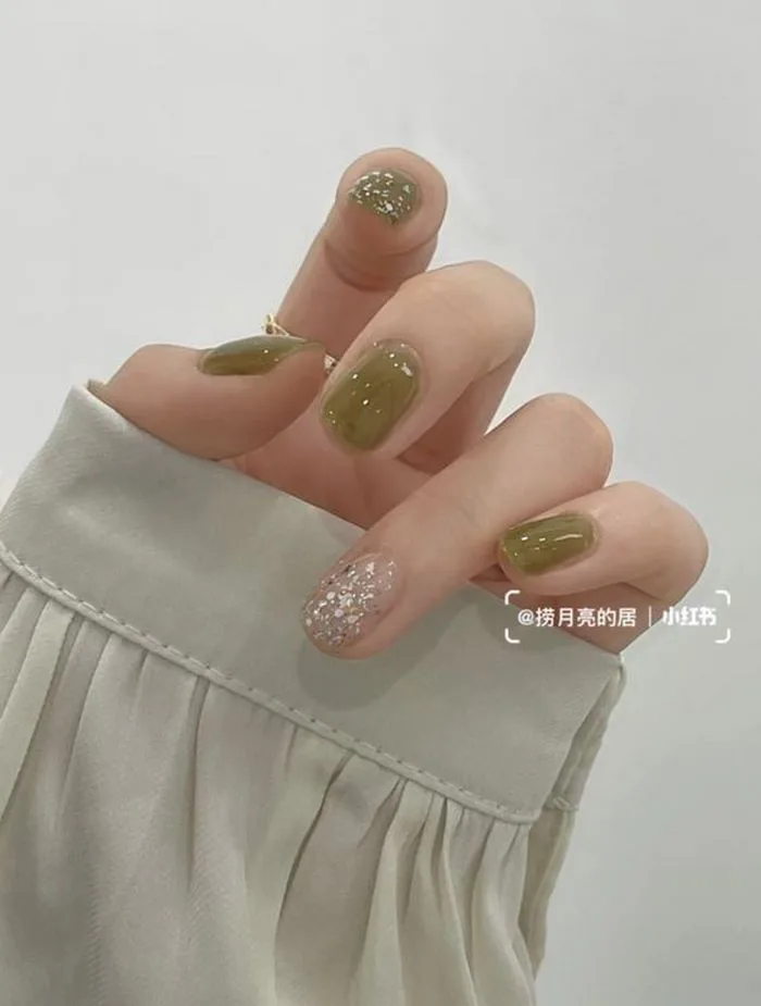 100+ mẫu nail xanh bơ cho tay & chân đẹp nhất