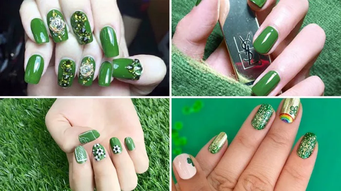 Tham khảo 100 kiểu nail màu xanh sành điệu, cuốn hút