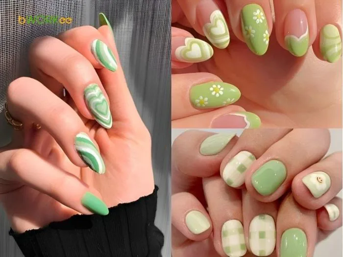 50+ Mẫu Nail Màu Xanh Lá Đẹp, Tươi Mới, Tôn Da và Cực Kỳ Thịnh Hành