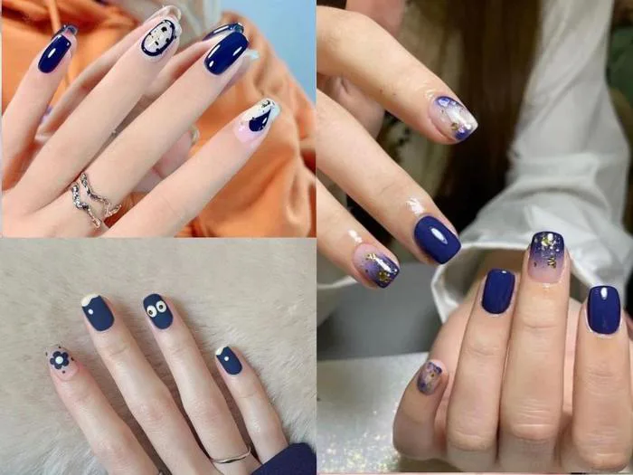 40+ mẫu nail màu xanh độc đáo, đầy sức hút