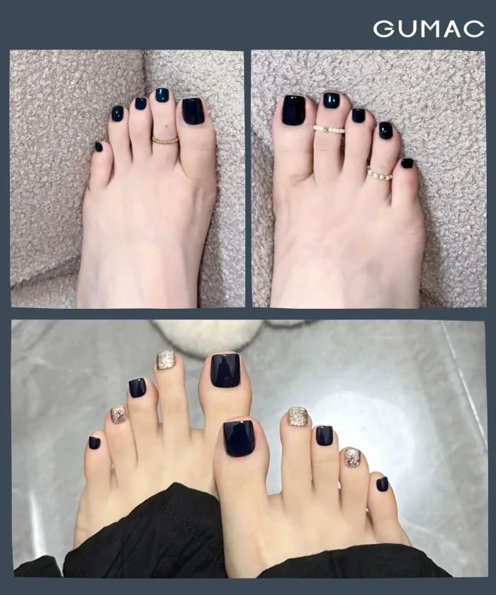 25 Mẫu nail chân xanh đẹp và HOT NHẤT năm 2026