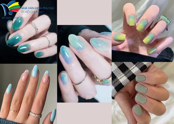 Top 10 Mẫu Sơn Móng Tay Màu Xanh Hot Nhất Không Thể Bỏ Qua - Nhà Văn Hoá  Phụ Nữ thành phố Hồ Chí Minh