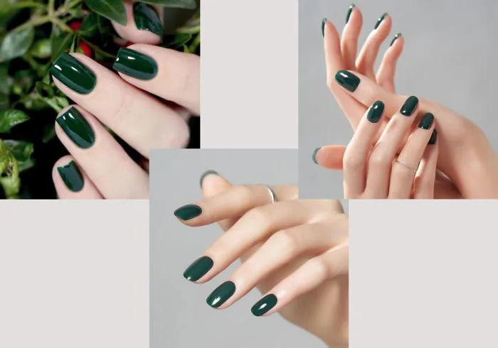 Các mẫu nail màu xanh rêu ấn tượng xu hướng 2024 | TIKI