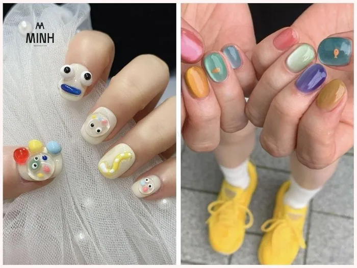 Hóa nàng thơ với 30+ mẫu nail đơn giản cho móng ngắn | Minhshop.vn