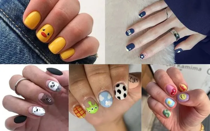 100+ Mẫu Nail Cute Cho Móng Ngắn: Xinh Xắn, Bắt Trend 2026