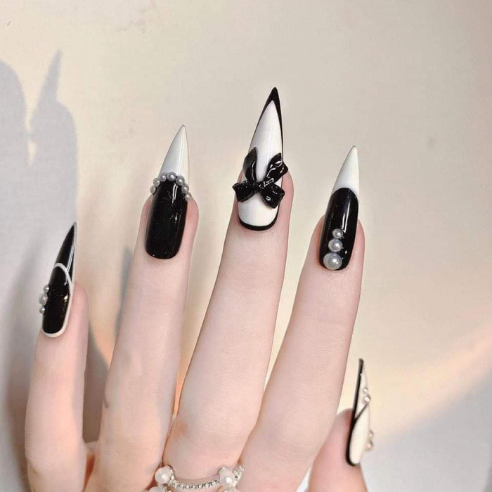 20+ Mẫu Nail Móng Nhọn Tròn, Đẹp, Sang Chảnh, Cá Tính 2024 | Mytour