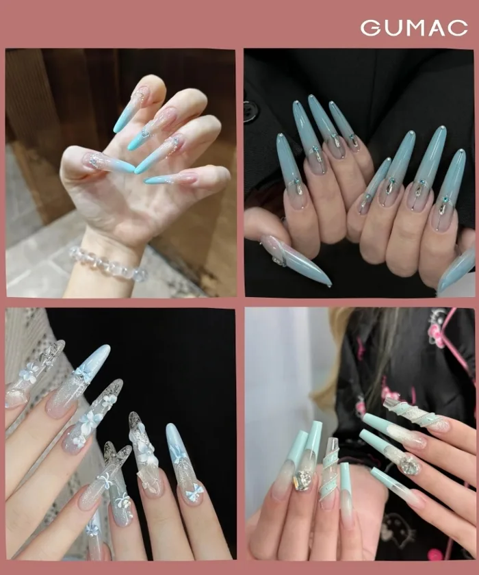 44 Mẫu nail dài ĐẸP và sang chảnh dành cho các cô nàng sành điệu