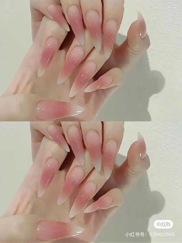 99+ mẫu nail móng nhọn tròn sang chảnh cho tay nàng thon dài điệu đà