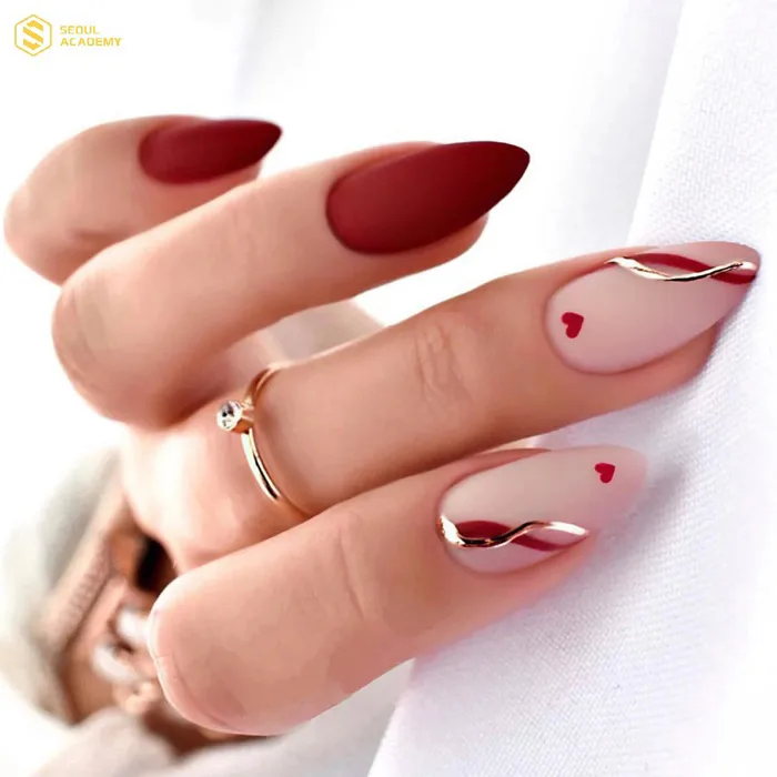 Top 30+ mẫu nail móng nhọn tròn đẹp cá tính, sang chảnh