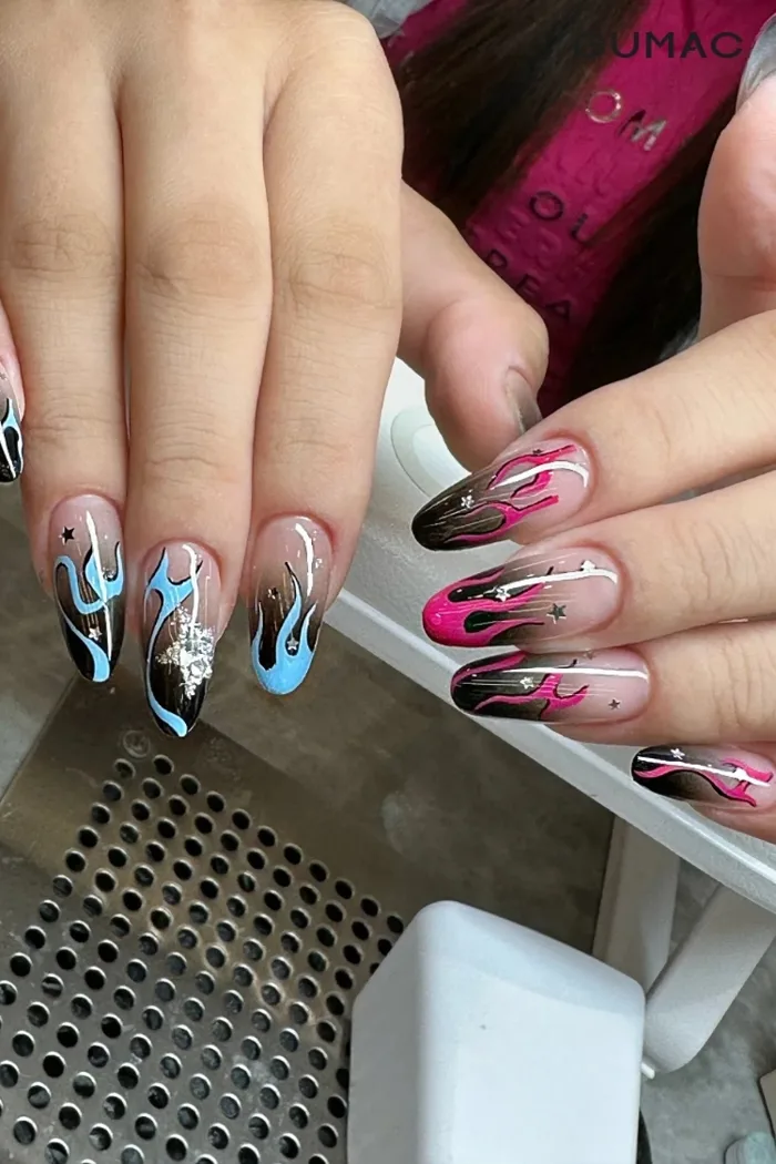 19+ Mẫu nail lửa đẹp CÁ TÍNH và ấn tượng nhất