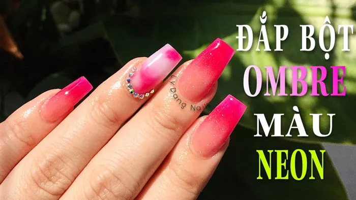 Làm nail cùng Ly - Đắp bột ombre màu neon cực nổi bật cho mùa hè | Ly Đặng  Nails