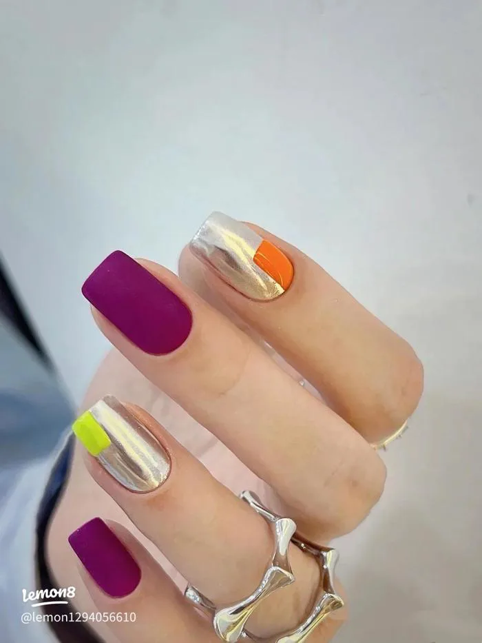 Gợi ý mẫu nail neon siêu ấn tượng, tôn da trắng lẫn da ngăm