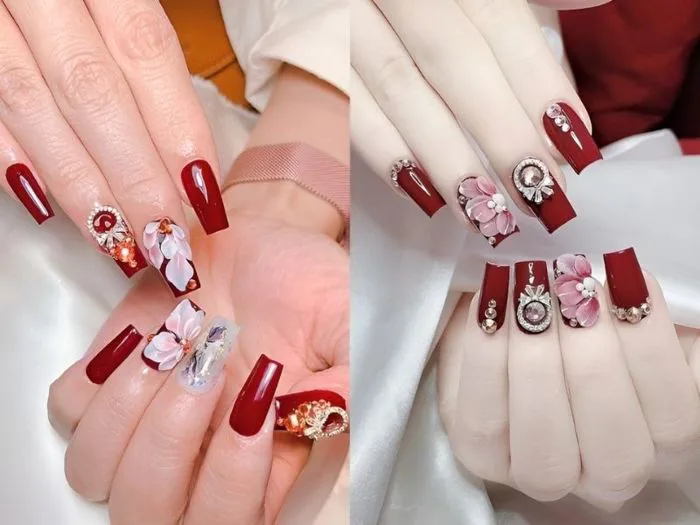 30+ mẫu nail Tết đẹp, xu hướng mới nhất giúp nàng nổi bật ngày xuân