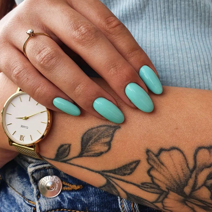 50+ Mẫu Nail Màu Xanh Ngọc Đẹp, Ấn Tượng, Cực Trendy | TIKI