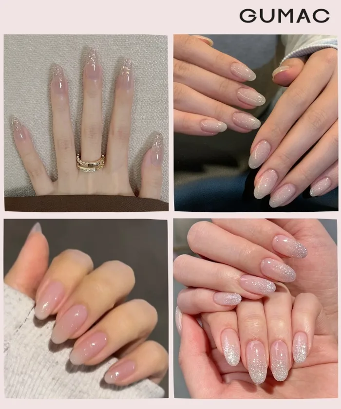 18 Mẫu nail kim tuyến lấp lánh và SIÊU XINH cho cô nàng sang chảnh