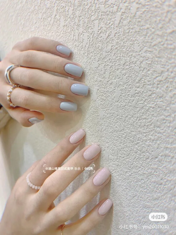 99+ Mẫu Nail Màu Xanh Dương Nhạt Nhẹ Nhàng, Xinh Xắn HOT TREND