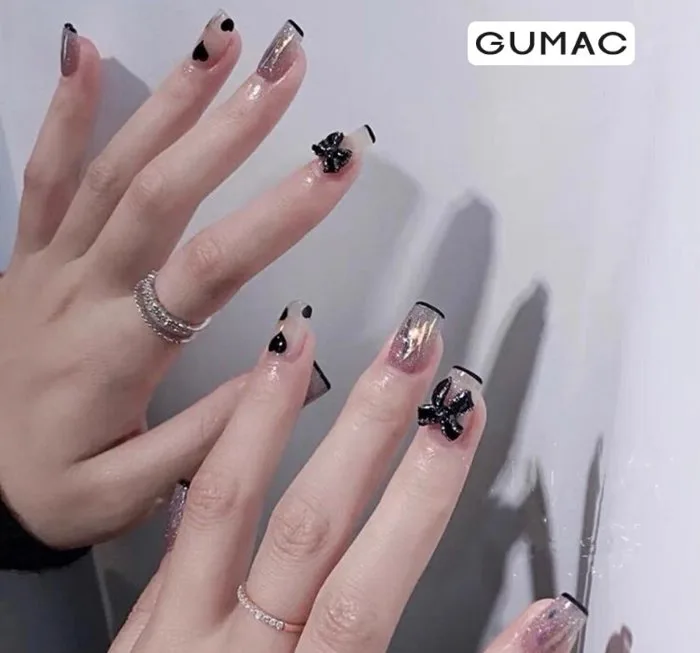 Mẫu nail nơ XINH XẮN DỄ THƯƠNG dễ phối đồ cho các nàng
