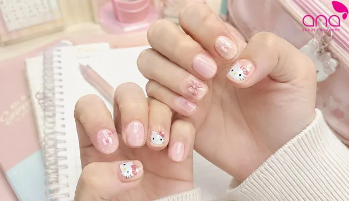 99+ Mẫu Nail Hello Kitty Cute, Đẹp Và Dễ Làm Theo