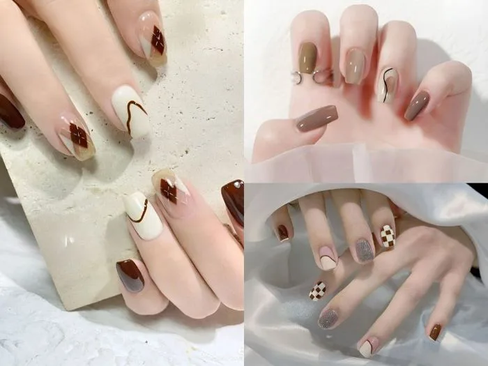 Top 40+ màu nail cho da ngăm đen sáng da, cực nổi bật