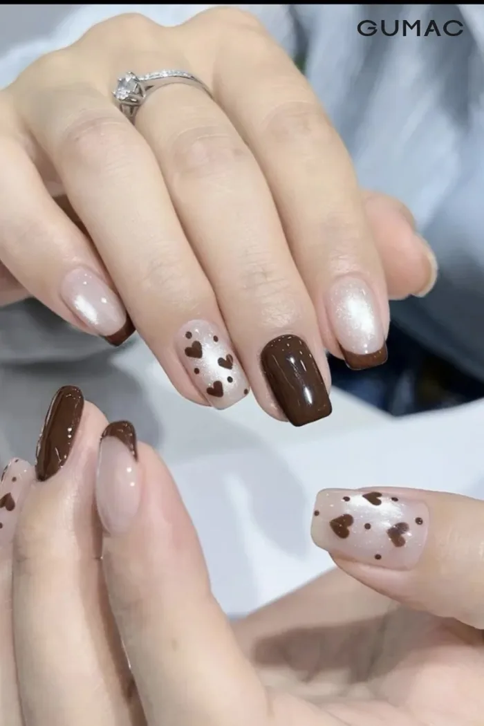 13+ Mẫu nail trái tim SIÊU XINH và dễ thương cho bạn gái