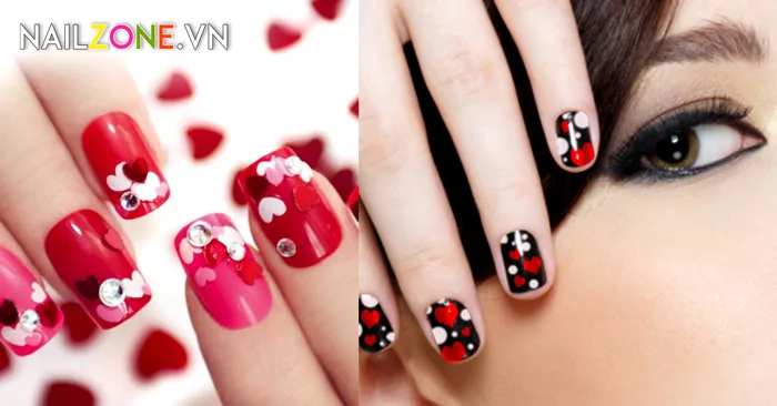16 Mẫu Nail Hình Trái Tim Siêu Đáng Yêu – Xu Hướng Nail Zone