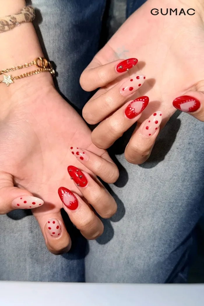 13+ Mẫu nail trái tim SIÊU XINH và dễ thương cho bạn gái