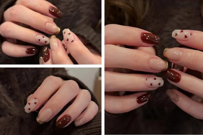 13+ Mẫu nail trái tim SIÊU XINH và dễ thương cho bạn gái