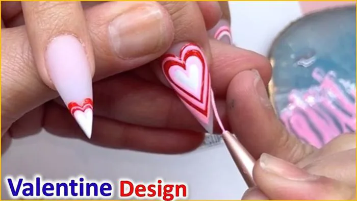 Mẫu Nail Đẹp Cá Tính 2021 Dáng Trái Tim