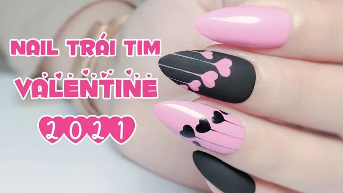 Mẫu Nail Đẹp Cá Tính 2021 Dáng Trái Tim