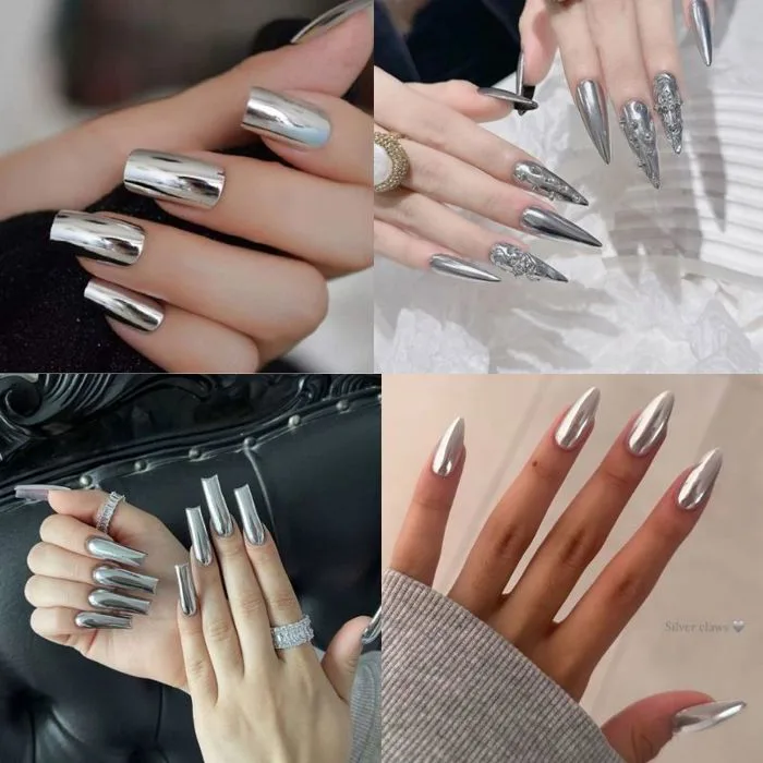 Bỏ Túi 10 Mẫu Nail Tráng Gương Đẹp, Sang Chảnh