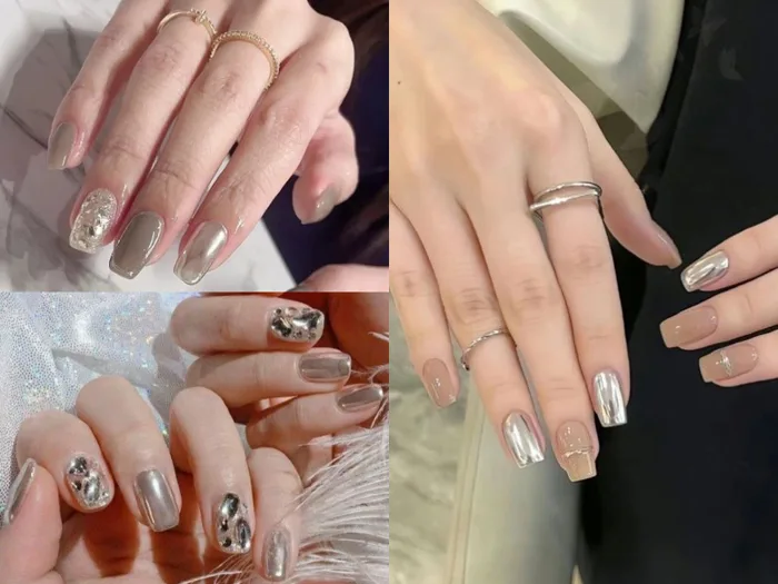 20+ mẫu nail tráng gương thanh lịch và sang trọng