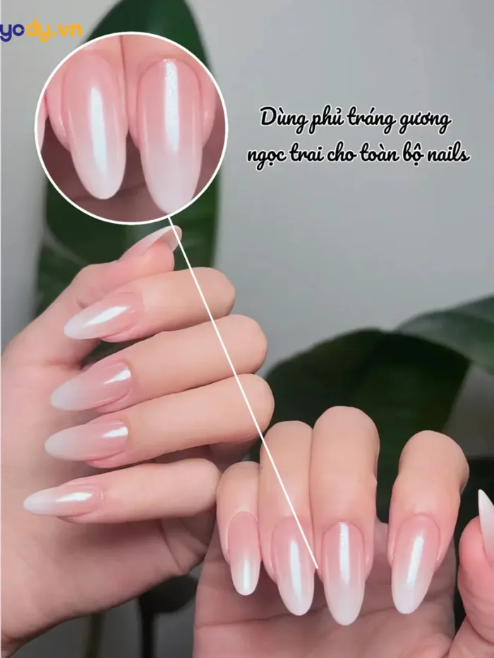 Mê mẩn với 99 mẫu nail tráng gương ngọc trai HOT TREND 2025 | Yody