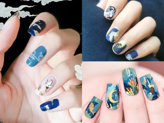 10+ mẫu nail Trung Thu đẹp lung linh cho nàng