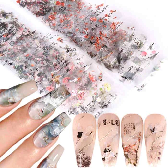 Top 50+ mẫu nail Trung Quốc đầy tính sáng tạo nghệ thuật