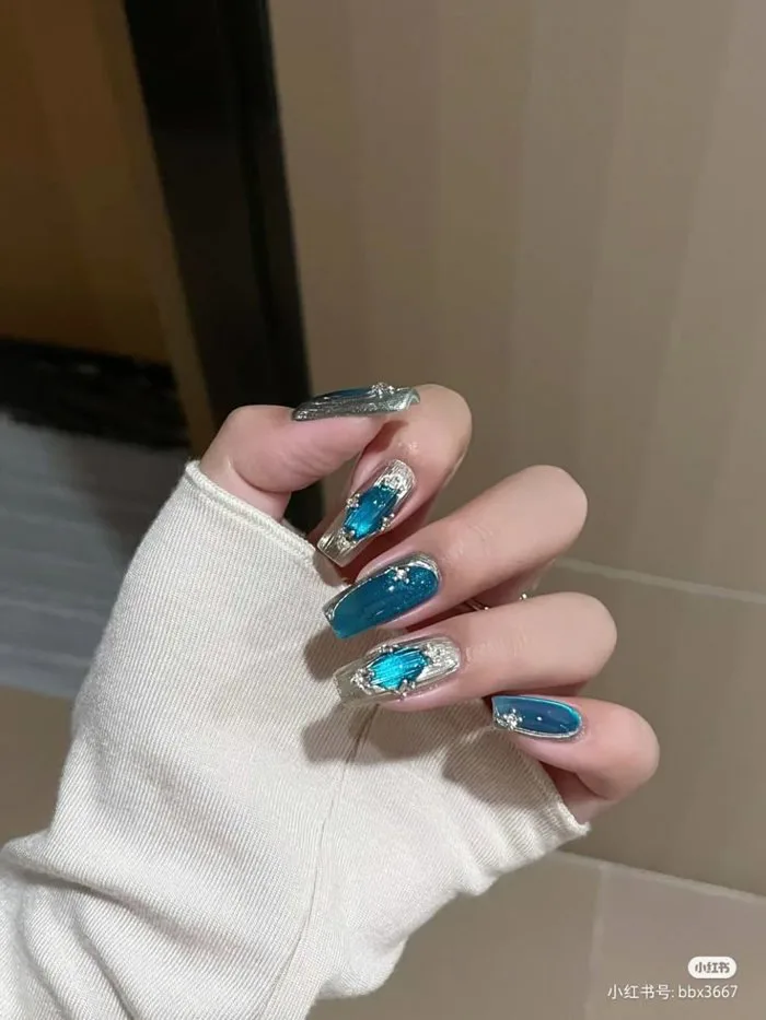 Nail Trung Quốc | Đồ chơi tự chế, Ý tưởng móng, Mẫu nail