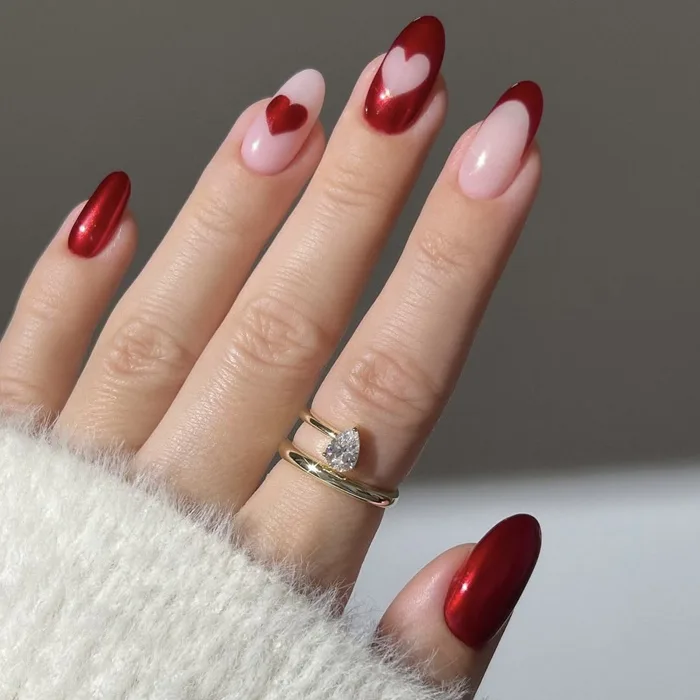 7 kiểu sơn móng tay cực ngọt cho ngày Valentine