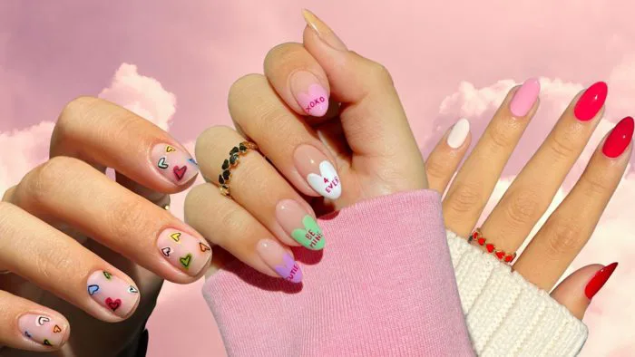 HOT! 56+ mẫu nail Valentine tình yêu sang trọng, nổi bật
