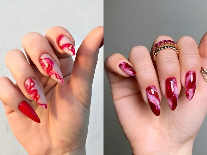 Top 20+ mẫu nail vân đá sang xịn, tinh tế và thanh lịch
