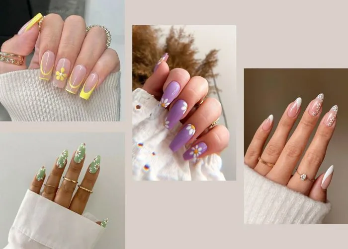 Các Mẫu Nail Vẽ Hoa Đơn Giản, Xinh Xắn Năm 2024 | TIKI