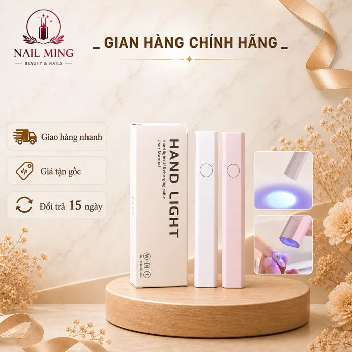 Đèn Hơ Mini Tích Điện Cầm Tay - Máy Hơ Gel 1 Ngón Tiện Dụng Nhanh Khô