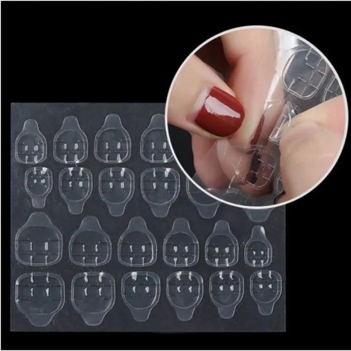 Sét 24 miếng keo dán móng tay giả chất liệu silicon shop nailart mi nail  phun xăm | Lazada Việt Nam