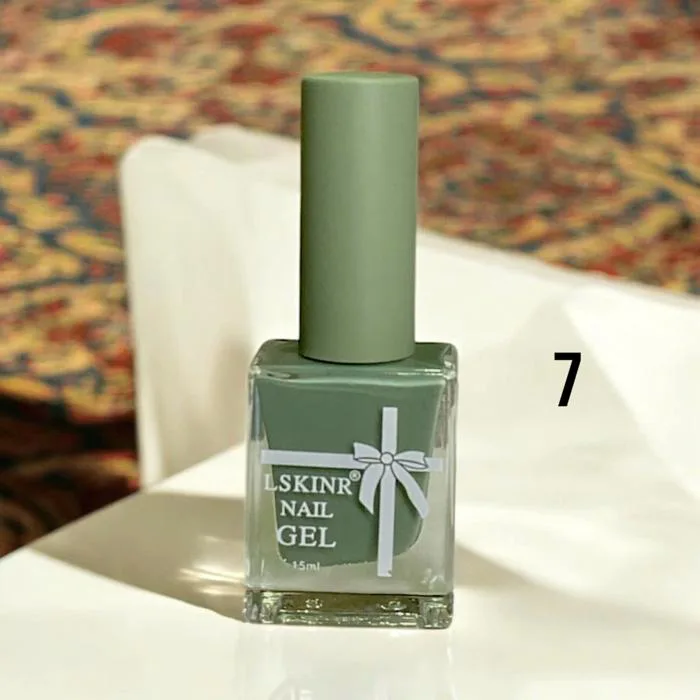 16.1 Sơn móng tay chai dẹt Lskinr Nail Polish 3D Gel 15ml